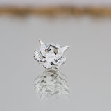 Coat of Arms Silver Lapel Pin