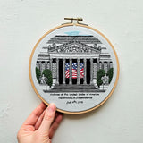 National Archives Building Embroidery Kit