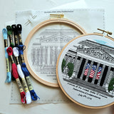 National Archives Building Embroidery Kit