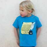 Playful Declaration of Independence Kids Short Sleeve Tee