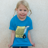 Playful Declaration of Independence Kids Short Sleeve Tee