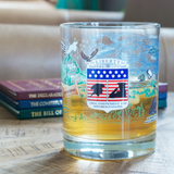 Liberty Crest - 250th Anniversary of the United States Armed Forces Rocks Glass