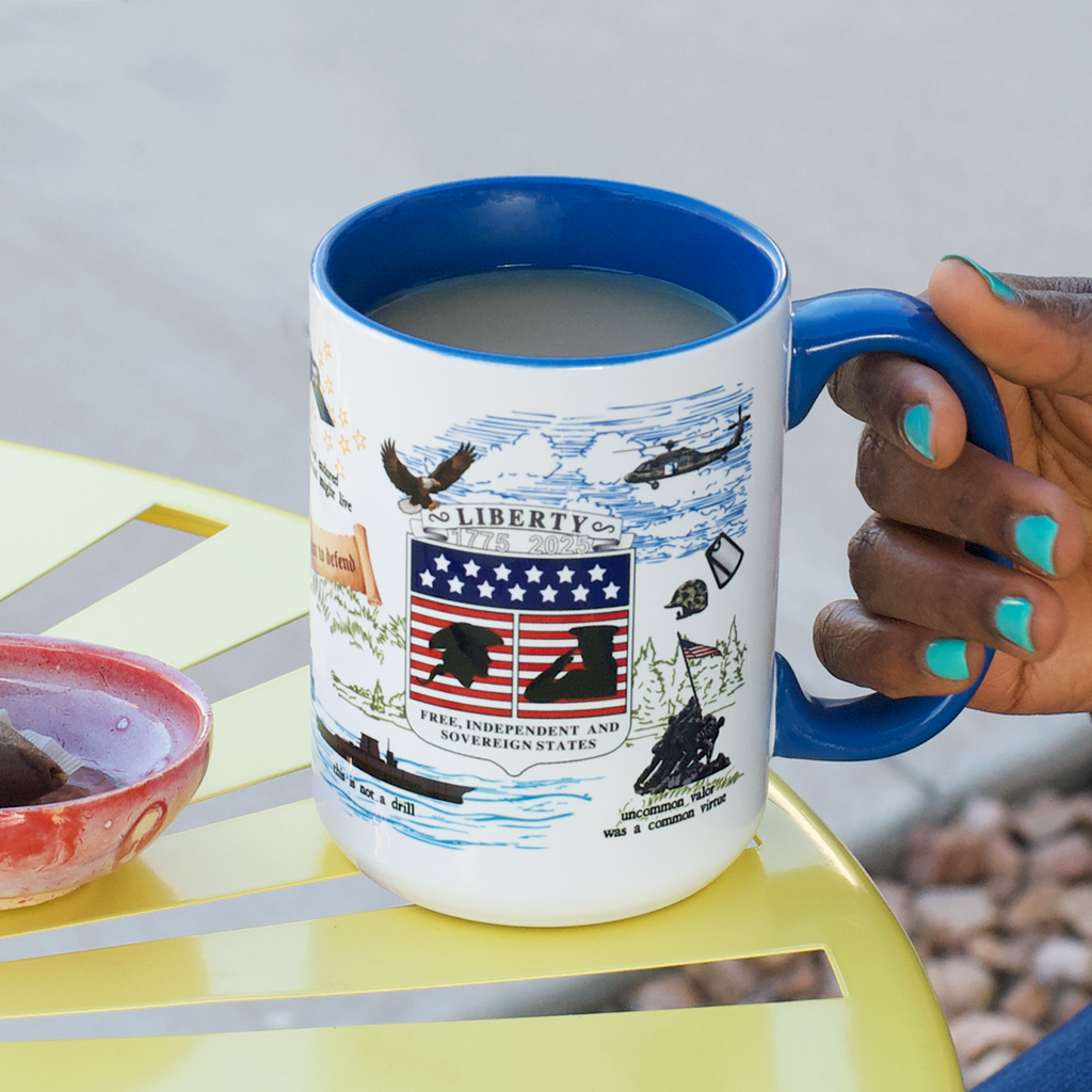 Liberty Crest - 250th Anniversary of the United States Armed Forces Ceramic Mug