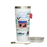 Liberty Crest - 250th Anniversary of the United States Armed Forces Tumbler with Straw