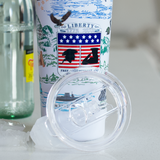 Liberty Crest - 250th Anniversary of the United States Armed Forces Tumbler with Straw