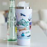 Liberty Crest - 250th Anniversary of the United States Armed Forces Tumbler with Straw