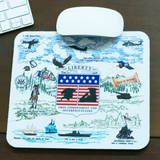 Liberty Crest - 250th Anniversary of the United States Armed Forces Mousepad