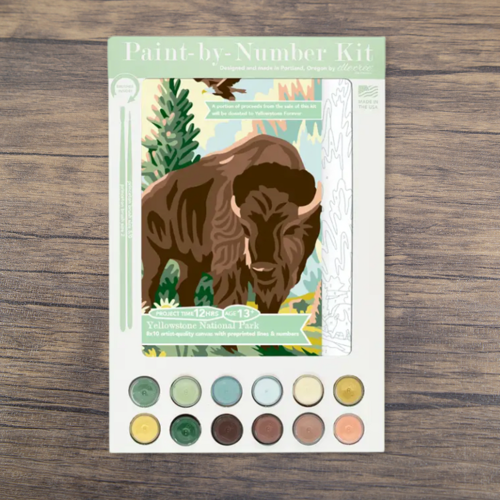 Yellowstone National Park Paint-By-Number Kit