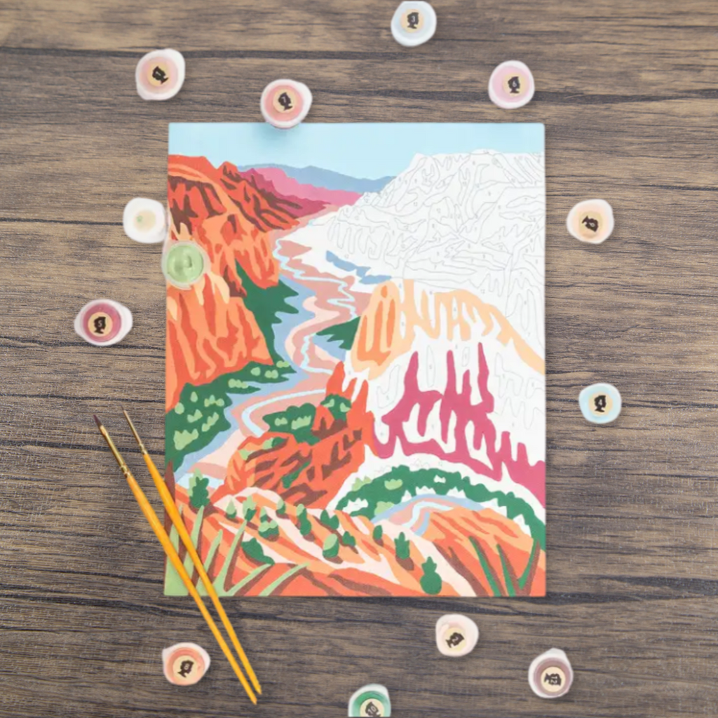 Zion National Park Paint-By-Number Kit