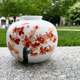 Round Cherry Blossom Vase