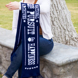 Life Liberty Fringed Tassel Scarf