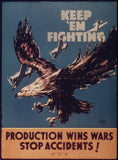 Keep 'Em Fighting Glory Eagle Crew Socks