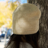 Handknit Cherry Blossom Hat