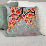 Cherry Blossom Art Square Pillow Case