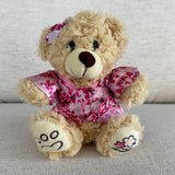 Cherry Blossom Teddy Bear Plush
