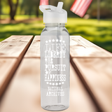 Life Liberty Declaration of Independence 250th Anniversary Water Bottle - 5 Colors Available