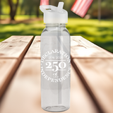 Life Liberty Declaration of Independence 250th Anniversary Water Bottle - 5 Colors Available