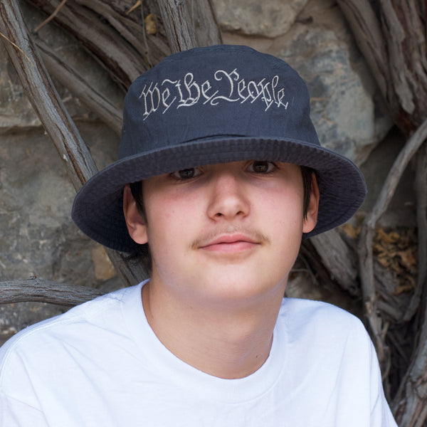 We the People Charcoal Grey Bucket Hat