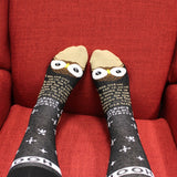 Wise Old Owl Calf Socks