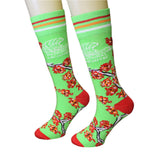 Varsity Stripes Cherry Blossom Socks