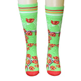 Varsity Stripes Cherry Blossom Socks