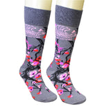 Cherry Blossom Rose Art Socks