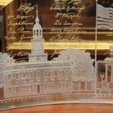 Declaration 250th Anniversary Limited Edition Crystal Monolith