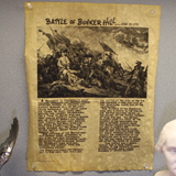 Parchment Print Battle of Bunker Hill