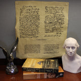 Parchment Print of a Letter from Ethan Allen