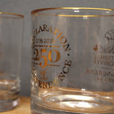 250th Anniversary Edition Declaration of Independence Rocks Glass