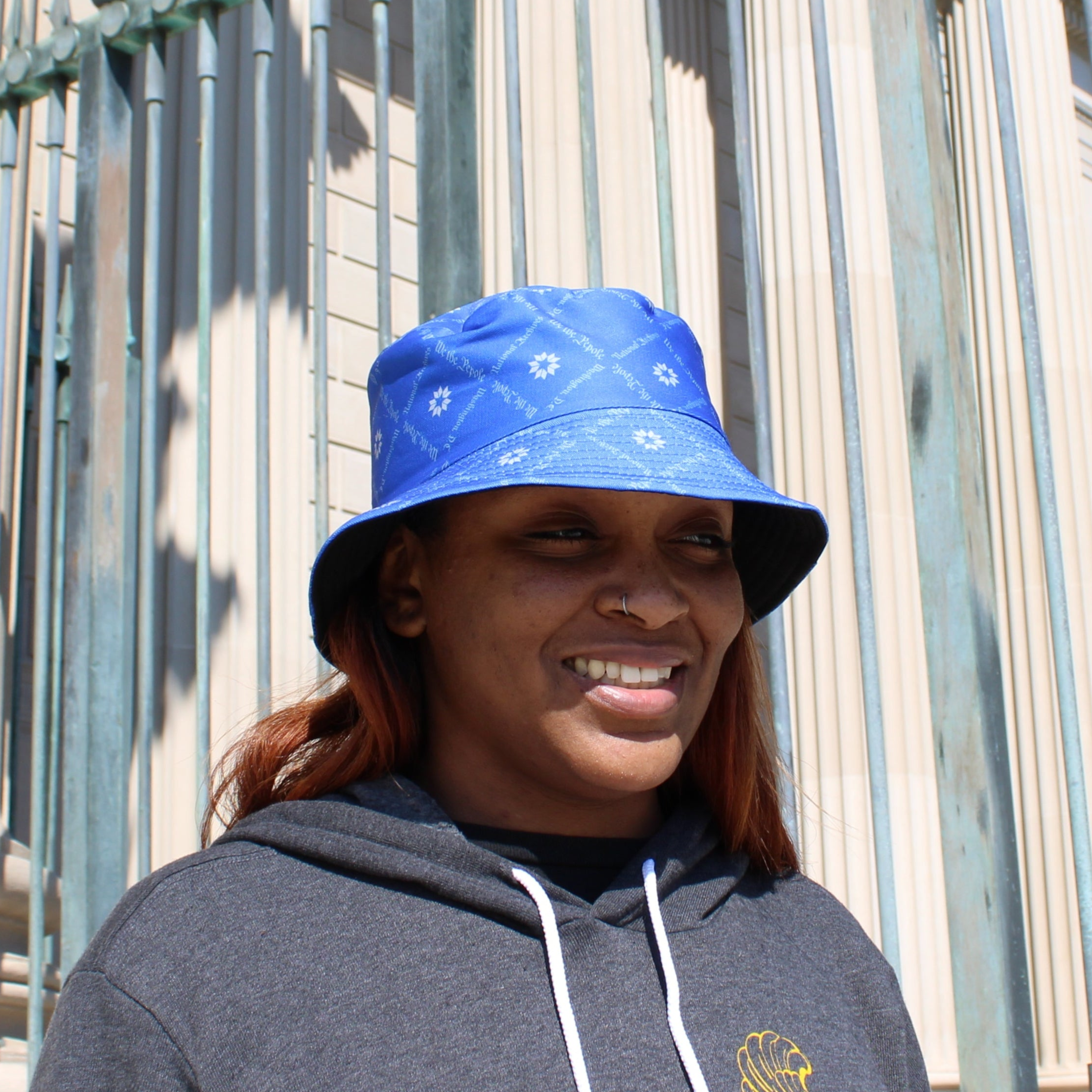 rag & bone Cornflower Blue Bucket Hat Rockaway Hemp Corduroy Bucket Hat | Blue – Rustek main image 2