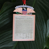 250th Anniversary Edition Copper Declaration of Independence Ornament