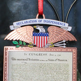 250th Anniversary Edition Copper Declaration of Independence Ornament