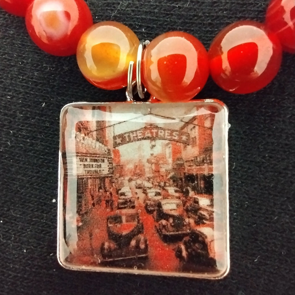 Saturday Afternoon Street Scene Bracelet