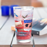 Liberty Crest - 250th Anniversary of the United States Armed Forces Pint Glass