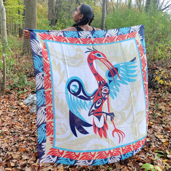 Heron Tapestry Scarf