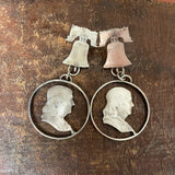 Benjamin Franklin's Philadelphia Post Earrings