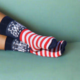 Life Liberty Happiness Patriotic Crew Socks