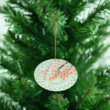 Cherry Blossom Ceramic Ornament