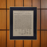 Declaration of Independence in Classic Finish Metal Frame