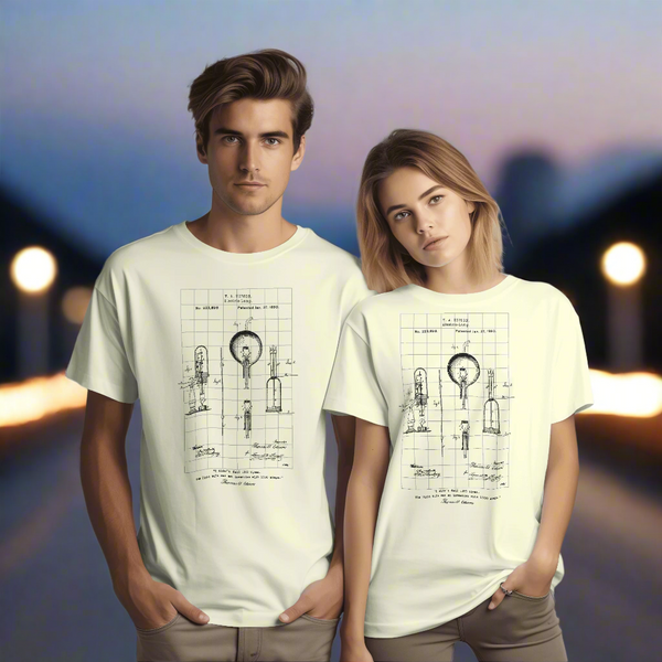 Edison Electric Lamp Patent Application T-Shirt