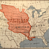 Louisiana Purchase Map No. 4 Matted Print