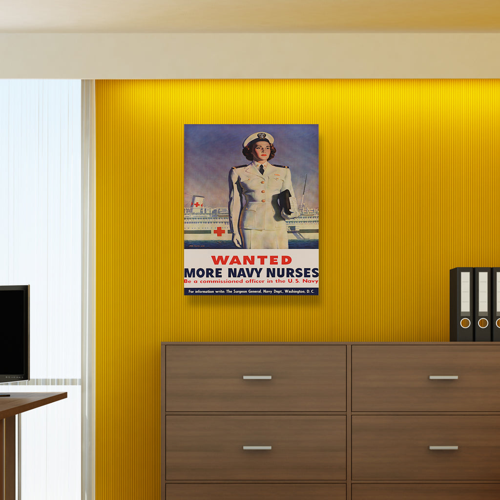 More Navy Nurses Wanted Canvas Print