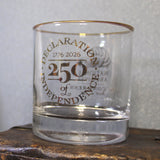 250th Anniversary Edition Declaration of Independence Rocks Glass