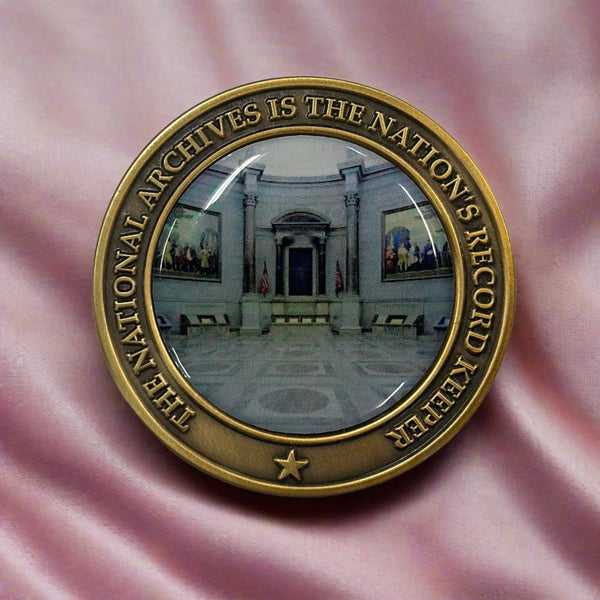 Rotunda of the National Archives Building Challenge Coin