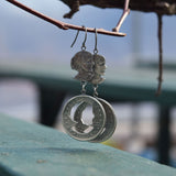 Susan B. Anthony Dangly Earrings