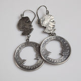 Susan B. Anthony Dangly Earrings