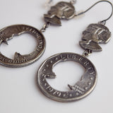 Susan B. Anthony Dangly Earrings