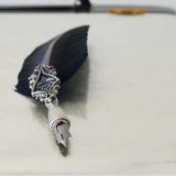 Black Feather Pen