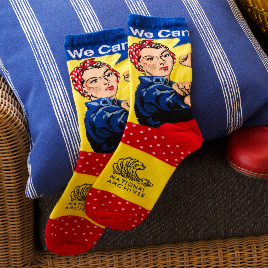 Rosie We Can Do It Socks